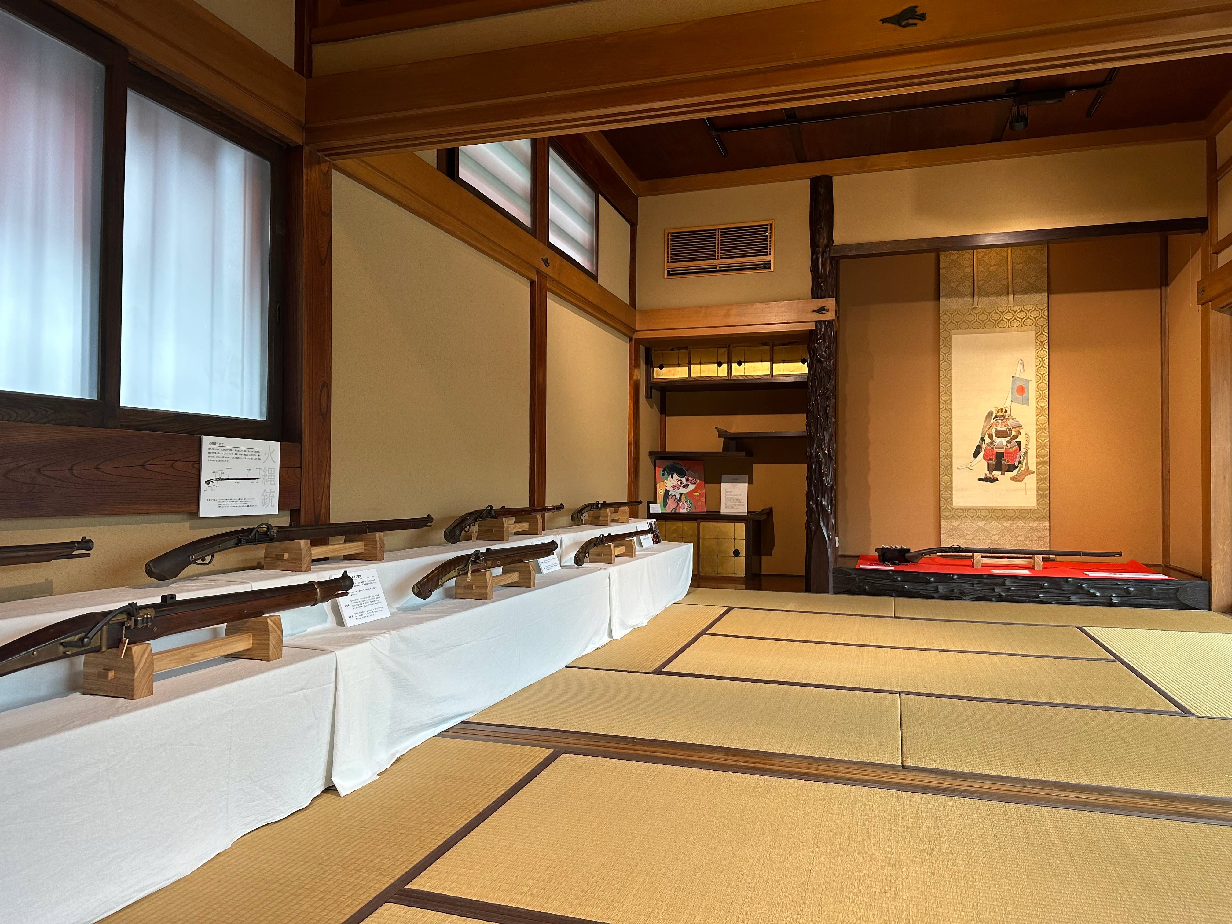 火縄銃展示 伝統屋 暁