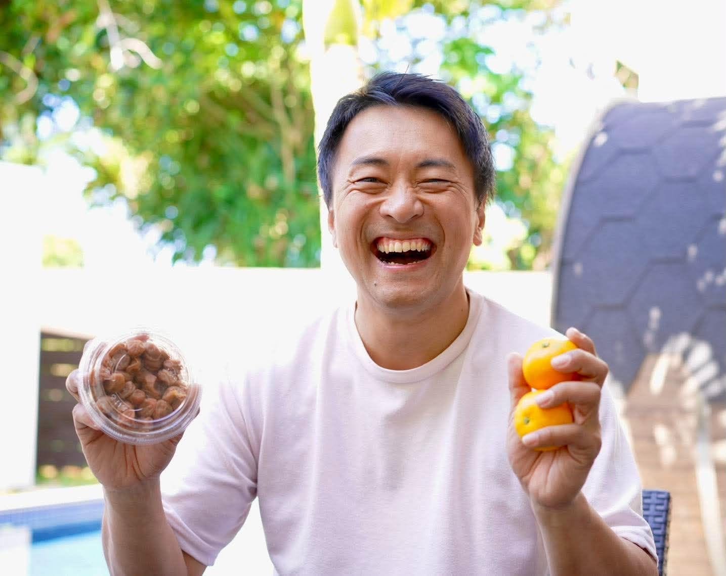 梅干し配布 古城農園
